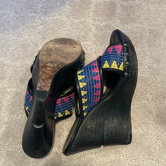 Diane von Furstenberg Wedge Sandals - Picture 3 of 6